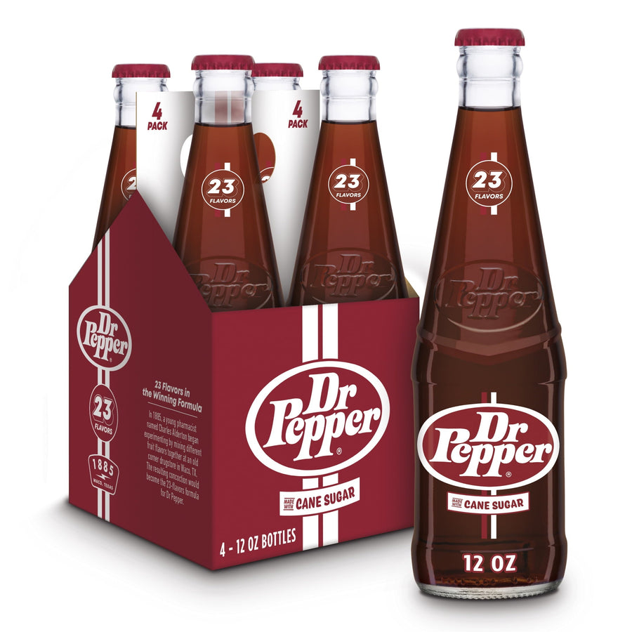 Dr Pepper Real Sugar Soda - Easy Pour