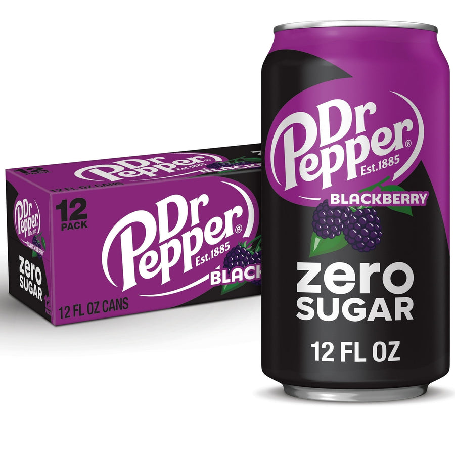 Dr Pepper Blackberry Zero Sugar Soda - Berry Flavor Pick
