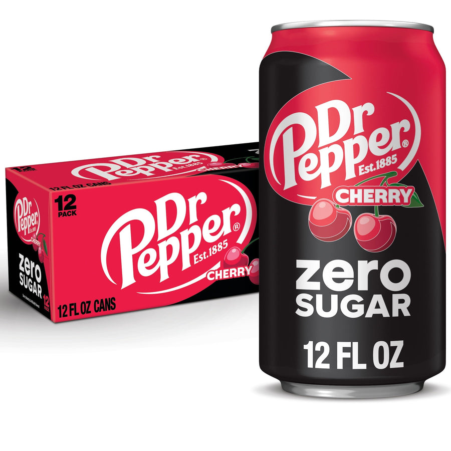 Dr Pepper Cherry Zero Sugar Soda - Fresh Blend